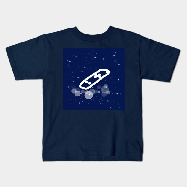 remote controller, controller, management, manage, night, technology, light, universe, cosmos, galaxy, shine, concept, illustration Kids T-Shirt by grafinya